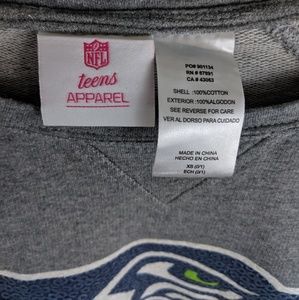 NFL Sweaters - Seattle Seahawks Teen Girl Sweater NFL Sweaters - Seattle Seahawks Teen Girl Sweater
